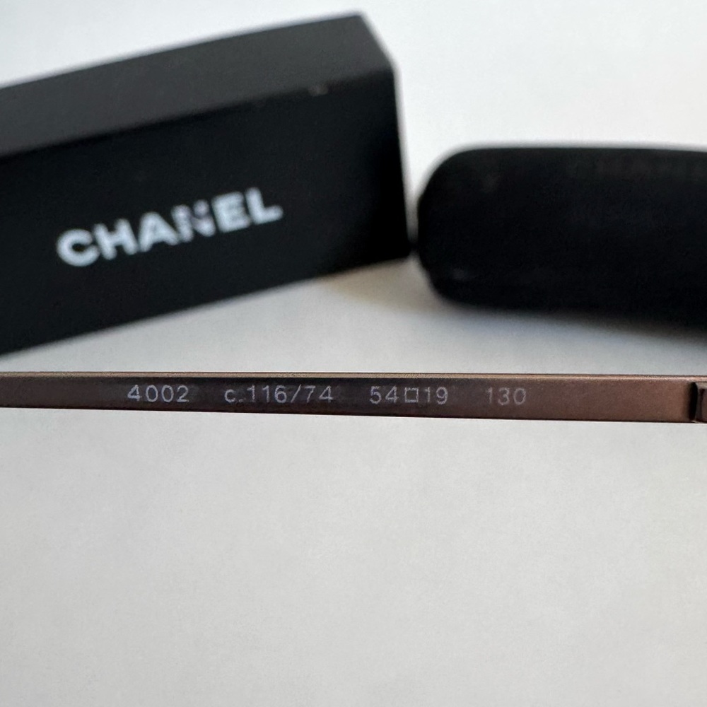Chanel CC Logo Rimless Sunglasses - Picture 7 of 12